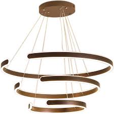 Chandeliers are updated to include more modern types of lighting, including led lights. Orren Ellis Modern Led Chandelier Light Lamp Circular Pendant Living Dining Room Heavy Duty Wayfair