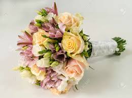Salmon alstroemeria and roses wedding bouquets. Alstroemeria Wedding Bouquet Off 78 Buy