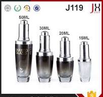 Empty Black Serum Bottle 15ml 20ml 30ml 50ml Black Cosmetic ...