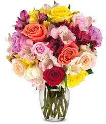 Other floral sites ship your bouquet in a box and leave it for your recipient to trim and arrange. Deluxe Bright Sunny Roses At From You Flowers