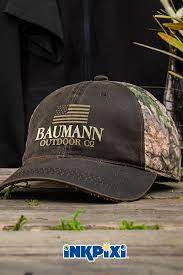 American Outdoor Company Black Items Outdoor Companies Camo Hats Personalized Hats