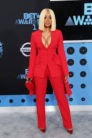 Cardi B In Givenchy Suit Bet Awards Rihanna Red Carpet Nice Dresses Fashion