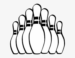 Printable bowling coloring page 7. Bowling Clipart Drawing Bowling Pins Coloring Page Transparent Png 600x560 Free Download On Nicepng