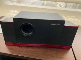 The not so budget, budget 2.1 speaker system. Sonic Gear Speaker System Electronics Audio On Carousell