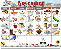 November Daily Holiday Calendar Weird Holidays National Holiday Calendar Holiday Calendar