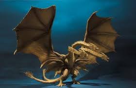 Godzilla King Of The Monsters S H Monsterarts King Ghidorah 2019 Action Figure Godzilla Toys Godzilla Vs King Ghidorah Godzilla