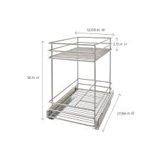 2 tier kitchen cabinet pull out drawer