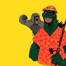 Стоит ли смотреть фильм о схватке годзиллы и конга. Memy Arty I Fotozhaby Pro Film King Kong Protiv Godzilly Zheltaya Poyasnitelnaya Brigada