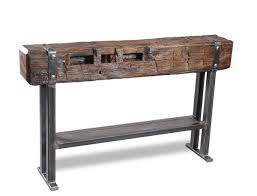 60 Inch Reclaimed Wood Console Table Reclaimed Wood Console Table Wood Console Table Wood Beams
