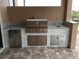 outdoor kitchen grill