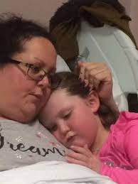 Mum's chilling family selfie