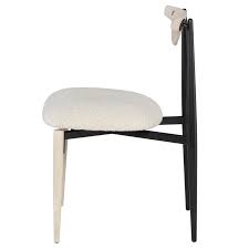 District Eight Vicuna Dining Chair Boucle Beige Alchemy Fine Home