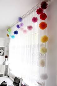 Baby Room Garland Pom Pom Garland Tulle Pom Pom Window Etsy Diy Girls Bedroom Garland Nursery Teenage Girl Bedroom Diy