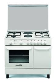 Unlike most articles comparing gas vs. La Germania Sp94241w 19 Kitchen Cm 90 White 4 Gas Burners 2 Electric Plates Electric Oven Cabinet Vieffetrade