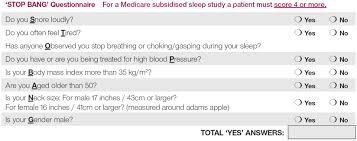 Image result for STOP-Bang Questionnaire