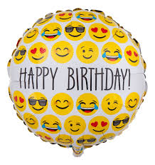 Emoji Ballon Als Geburtstagsballon Geburtstag Gratulieren Alles Gute Zum Geburtstag Ballons Party Emoji