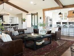 As you start browsing furniture, decorating and wall ideas for your room, think about the space's desired purpose and focus on a few staple items, such as a comfortable sofa and a coffee table, then choose the rest of the accent furniture and wall decor accordingly. Joanna Gaines Of Fixer Upper Has Gone Bonkers Will Chip Survive Big Country House Home Living Dining Room