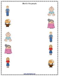 Worksheet People Family Free Printable Toddler Preschool Kid File Folder Kindergarten Worksheets Printables Free Kids Bookmarks Kids
