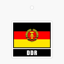 The united arab emirates flag emoji has green, white, and black horizontal stripes with a red vertical stripe on the left side. East German Flag Stickers Redbubble