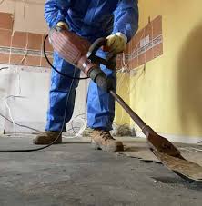 Asbestos floor tiles came in two main varieties: Asbestos Floor Tile Bitumen Removal Wheathamstead Hertfordshire Asbestos Fighters