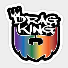 Universal seat cover kingdrag i am king 3d ( 80cm x 50cm ). Drag King Drag King Sticker Teepublic