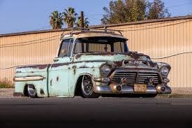 Image result for Chrome Yellow 1957 GMC