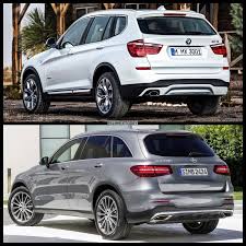 In this video i compare the mercedes glc 300 to the bmw x3 showing off some of the key features between each of them. Video Bmw X3 Vs Range Rover Evoque Vs Mercedes Glc Class
