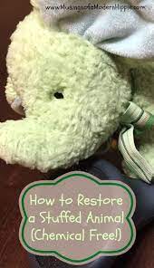 How To Restore A Stuffed Animal Chemical Free Clean Stuffed Animals Fluffy Stuffed Animals Knitted Stuffed Animals
