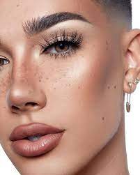 James Charles Neutral Glam Face Lips Neutral Eyes Full Lashes Toned Toned With Fake Freckles Makeup Fake Freckles Makeup Freckles Makeup Neutral Eyes