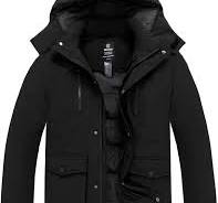 wantdo Men's Thicken Winter Coat Warm Parka Jacket Puffer ...