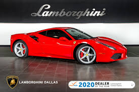 2016 ferrari 488 gtb coupe rwddescription: Used 2017 Ferrari 488 Gtb For Sale At Lamborghini Dallas Vin Zff79ala6h0220819