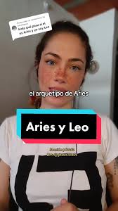 Aries × Leo Dibujo Amor