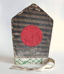 Japanese Mingei Noh Kyogen Eboshi Hat For Sanbaso Dance Meiji Taisho Period Early 20th Century Via Hotoke Antiques Japan Crafts Folk Design Japanese Flag