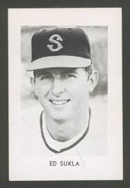 1966 SEATTLE ANGELS POPCORN ~ ED SUKLA ~ PACIFIC COAST LEAGUE