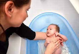 How often a baby gets a bath, what is in the baby wash and shampoo and whether the skin is properly moisturized after bathing are things that could help bring on eczema, recent studies suggest. First Bath For Baby When And How To Do