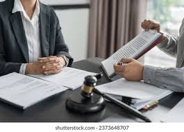 Lawyer Legal Counsel Presents Client Signed Stock Photo 2648295681 |  Shutterstock
