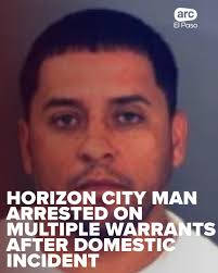 A domestic disturbance call led to the arrest of a man last week after a  physical assault. Officers arrested Eusebio Jr. Martinez after officers  from the Horizon City Police Department responded to