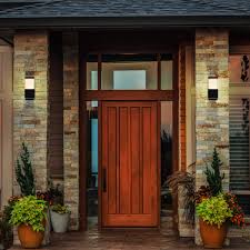 Contemporary and modern outdoor wall lighting. 11 Modern Vow1772bl 5 Watt Integrated Led Outdoor Wall Sconce In Matte Black Vonn Com