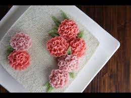 Buttercream Flowers The Carnation Youtube Buttercream Flowers Sugar Flowers Tutorial Flower Cake