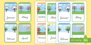 Learn vocabulary, terms and more with flashcards, games and other study tools. Themen Monate 1 2 Klasse Themen Primary Resources Materiali