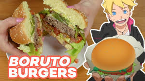 Boruto uzumaki and the other genin of his former academy class regularly eat here. How To Make Boruto S Burgers Cooking With Anime Youtube