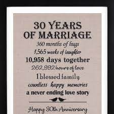 The 30th wedding anniversary has been dubbed the pearl anniversary. 30th Anniversary Love Birds Burlap Print With Frame 30th Wedding Anniversary Gift For Her 30 Year Wedding Anniversary Gifts For Couple Buy Online In Slovenia At Slovenia Desertcart Com Productid 98869783