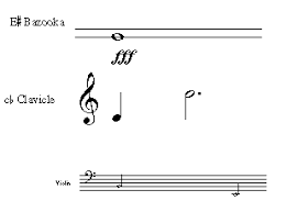 1 trace the bass clef, then draw 3 more. Common Music Notation