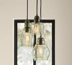 Paxton Glass 3 Multi Light Pendant Pottery Barn