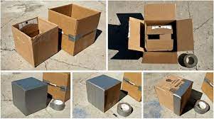 Sie sind absolut witterungsbeständig und fast nicht kaputt zu bekommen. Beton Pflanzkubel Selber Machen Diy Zenideen Concrete Planters Diy Storage Boxes Garden Boxes Diy
