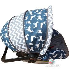Infant Car Seat Cover Navy Deer Silhouette By Sewcuteinaz On Etsy Baby Car Seats Infant Car Seat Cover Camo Baby Stuff