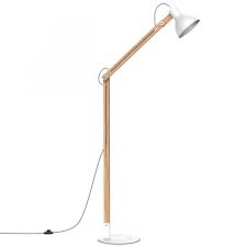 Tomons Stehlampe Holz Multi Winkel Schwingarm Fur Wohnzimmer