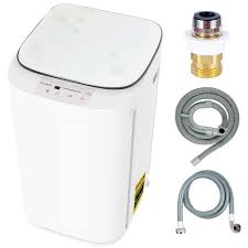 All in one combo washer install in apartment Compact Washing Machine Kapas Fully Automatic 2 In 1 Washer Dryer Machine With 8 Lbs Capacity Top Load Tub Washer In White Walmart Com Walmart Com