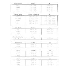 Pillow Size Chart Menofmontreal Info