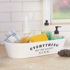 kitchen sink countertop storage caddy